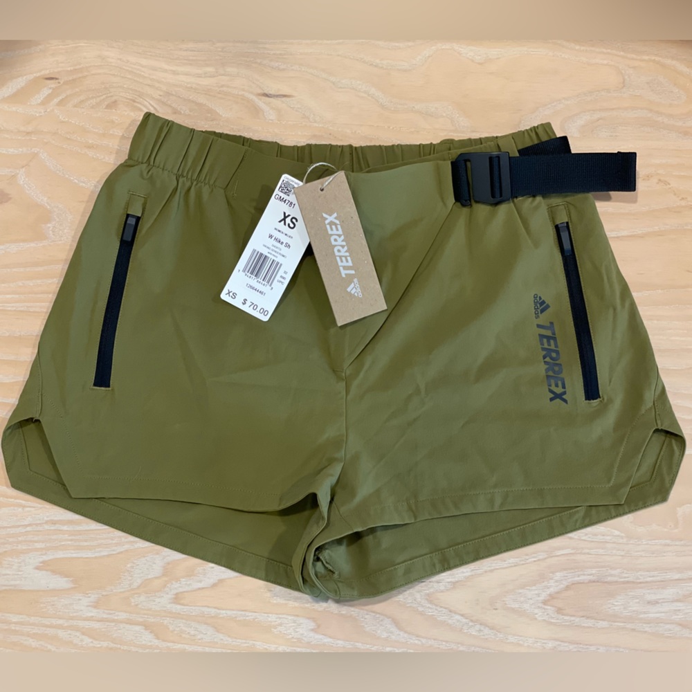 Adidas Terrex Hike Shorts for Women Wild Moss X-Small